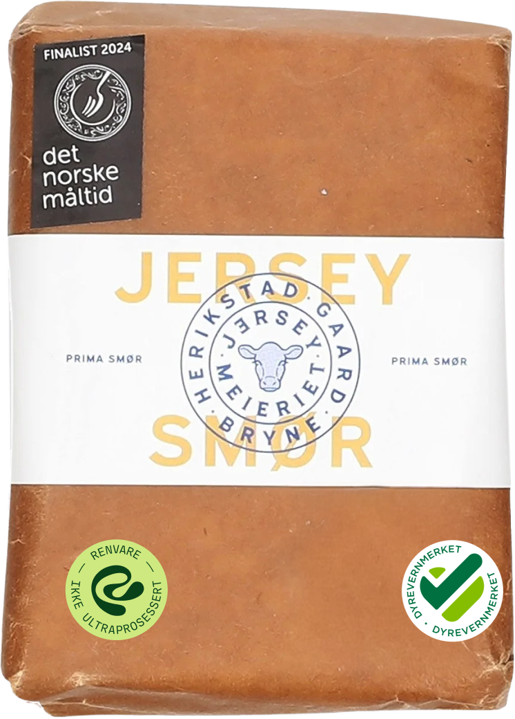 Naturlig smør fra Jersey Meieriet